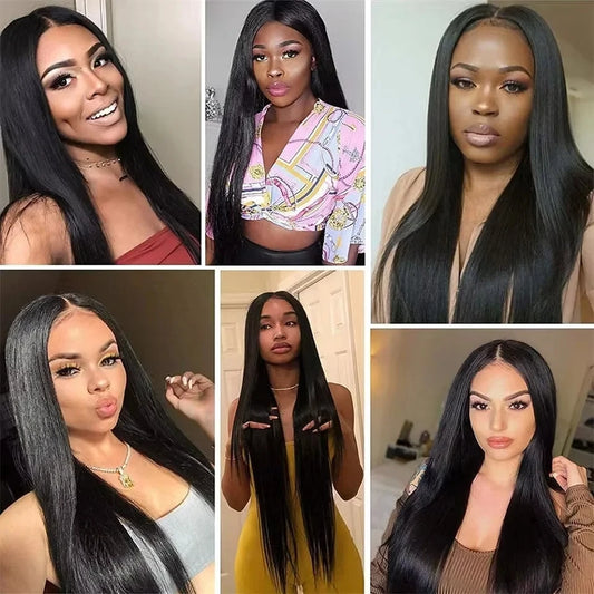 Brazilian Glueless Wigs For Women 100% Human Hair