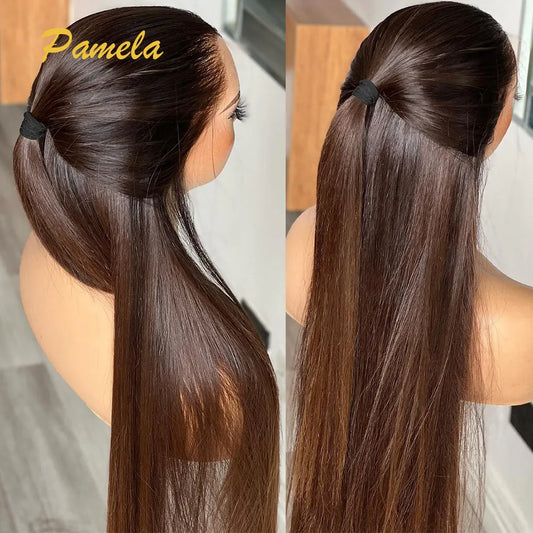 Colored Glueless Human Hair Wigs